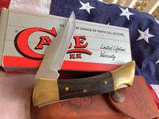 1989 Case xx Shark Tooth Folding Hunter w/ Wood Handles (P197 L SSP) 