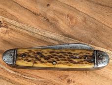 1948-1956 Camillus Jigged Bone Handle 4 Blade Scout Style Knife