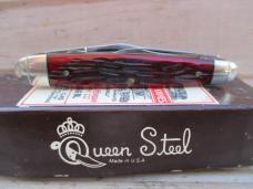 Schatt & Morgan Crimson Bone Sleeve Board Pen Knife