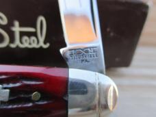 Schatt & Morgan Crimson Bone Sleeve Board Pen Knife