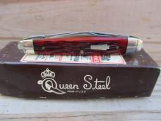 Schatt & Morgan Crimson Bone Sleeve Board Pen Knife