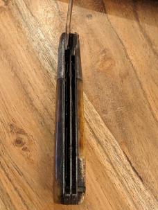 Vintage 2 Blade Cattaraugus 2159 Cutlery Co Bone Handle Jack Knife 