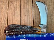 W. R. Case & Sons Hawkbill #61011 Rogers Bone All Steel Construction 1900-1920