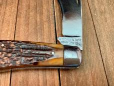 W. R. Case & Sons Hawkbill #61011 Rogers Bone All Steel Construction 1900-1920