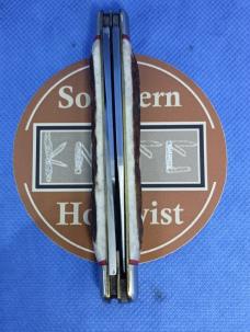 Schrade 8OT Stockman repaired with new Main blade and Elk antler handles