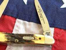 Case xx 1993 ABCA Muskrat Knife (Muskrat) w/ Sweet Stag Handles 1 of 600 & NOS