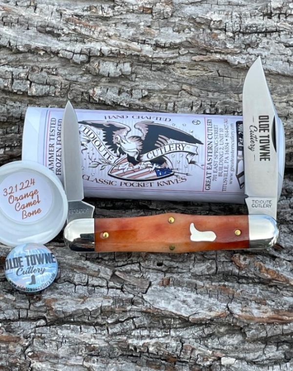 GEC TIDIOUTE ** SFO 321224 ORANGE CAMEL BONE BOOT ENGINEER
