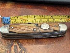 Pre-WWII Remington U.M.C. Antique Boy Scouts of America Official Scout Knife Brown Bone 3333