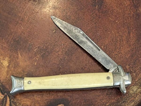 Mid Century Colonial Faux Switch Blade Knife - Providence, RI