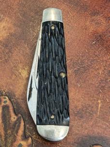 1930-1950 PAL Cutlery 2 Blade Jigged Handle Jack Knife 
