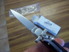 A. G. A. Campolin Dominus Lever Maltese Cross 6 Incher W/Brazilian Horn Handles  NIB