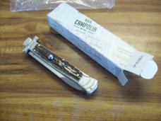 A. G. A. Campolin Maniago, Italy Maltese Cross Bayonet 9 Incher Lockback W/Genuine Stag/Antler NIB