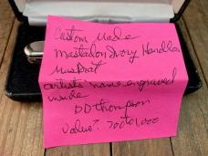 Case Muskrat 2003 Customized by D.D. Thompson Mastodon Ivory
