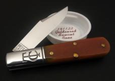 Great Eastern Cutlery #14 TC Barlow Goldenrod Sawcut Bone Clip Point GEC 141122