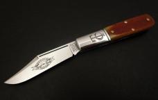 Great Eastern Cutlery #14 TC Barlow Goldenrod Sawcut Bone Clip Point GEC 141122