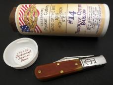 Great Eastern Cutlery #14 TC Barlow Goldenrod Sawcut Bone Clip Point GEC 141122