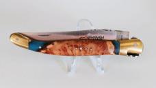 Laguiole knife with BURL & epoxy 