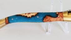 Laguiole knife with BURL & epoxy 