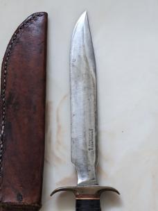 Very Rare Randall Made Knife Made in Springfield Mass WW2 Fighter Leather handle
