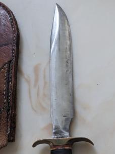 Very Rare Randall Made Knife Made in Springfield Mass WW2 Fighter Leather handle