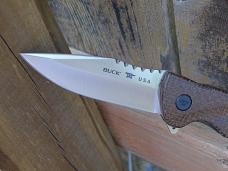 Buck 841 Sprint Pro Folding Knife Burlap Micarta Handle S30V Blade - NEW