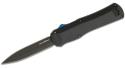 Benchmade 3400BK Autocrat OTF Automatic - 3.71" Double Edge CPM-S30V Black Finish Blade - Black G-10