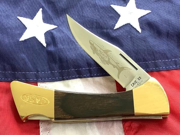 1984 Case xx Mako Shark Folding Hunter w/ Pretty Wood Handles Model# P158 LSSP 1984 Case xx Mako Shark Folding Hunter w/ Pretty Wood Handles Model# P158 LSSP