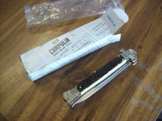 A. G. A. Campolin Maniago, Italy Maltese Cross Bayonet 9 Incher Lockback W/Genuine Stag/Antler NIB