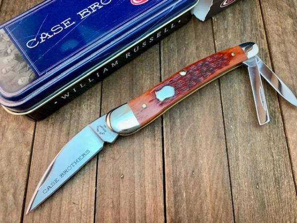 Case Brothers Seahorse Whittler Chestnut Jigged Bone 2003 Case Brothers Seahorse Whittler Chestnut Jigged Bone 2003