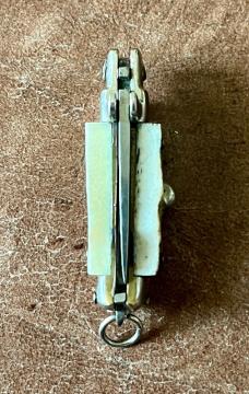 Light Stag Miniature Keychain Switchblade Knife, Older Style, Double Stamp INOX & ITALY, Unused
