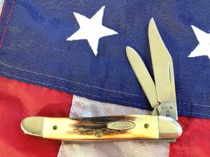 Case xx 1989 Jack Knife (MDL# 52087 SS) Knife w/ Nice Stag Handles -NM