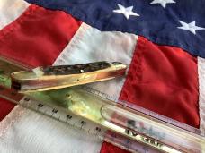 Vintage Hen & Rooster Mdl# 193 DS Whittler Knife - Super Stag Handles -NOS & NM