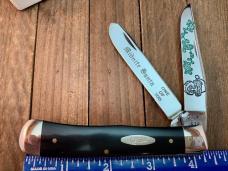 Case Trapper Midnight Santa 1981 Black Synthetic with Pin Crack 