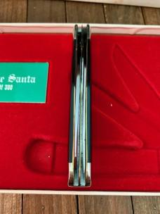 Case Trapper Midnight Santa 1981 Black Synthetic with Pin Crack 