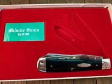 Case Trapper Midnight Santa 1981 Black Synthetic with Pin Crack 