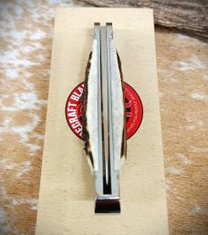 NIB RoseCraft Blades Red Deer Stag Stinking Creek Sowbelly RCT023-STG D2 Modified Clip Point