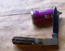 Bertram Hen & Rooster Stag Jack Knife Germany 