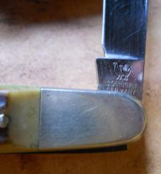 Bertram Hen & Rooster Stag Jack Knife Germany 