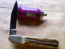 Bertram Hen & Rooster Stag Jack Knife Germany 
