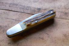 Bertram Hen & Rooster Stag Jack Knife Germany 