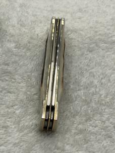 Attention Remington Collectors! Vintage German Stag Remington 2 Blade Trapper