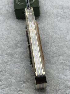 Attention Remington Collectors! Vintage German Stag Remington 2 Blade Trapper