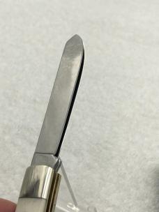 Attention Remington Collectors! Vintage German Stag Remington 2 Blade Trapper