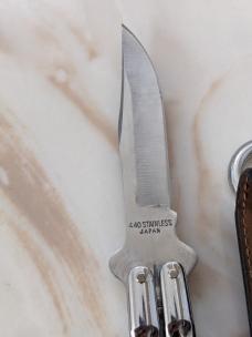 Vintage 1980s Seto Dragon Claw Balisong butterfly knife 
