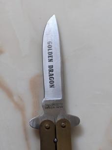 1980s Vintage Golden Dragon Balisong made by Taylor Seto