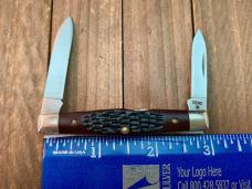 Case Pen Knife Brown Jigged Synthetic 1988