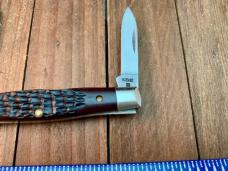 Case Pen Knife Brown Jigged Synthetic 1988