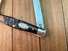 Case Pen Knife Brown Jigged Synthetic 1988