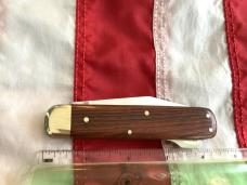 Vintage J A Henckels Single Blade Lock back Large Hunting/Hunter knife in wood display box