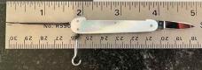 Beautiful Antique Rodgers Cutlers Vest Pocket Knife, Mother Of Pearl, Sheffield England